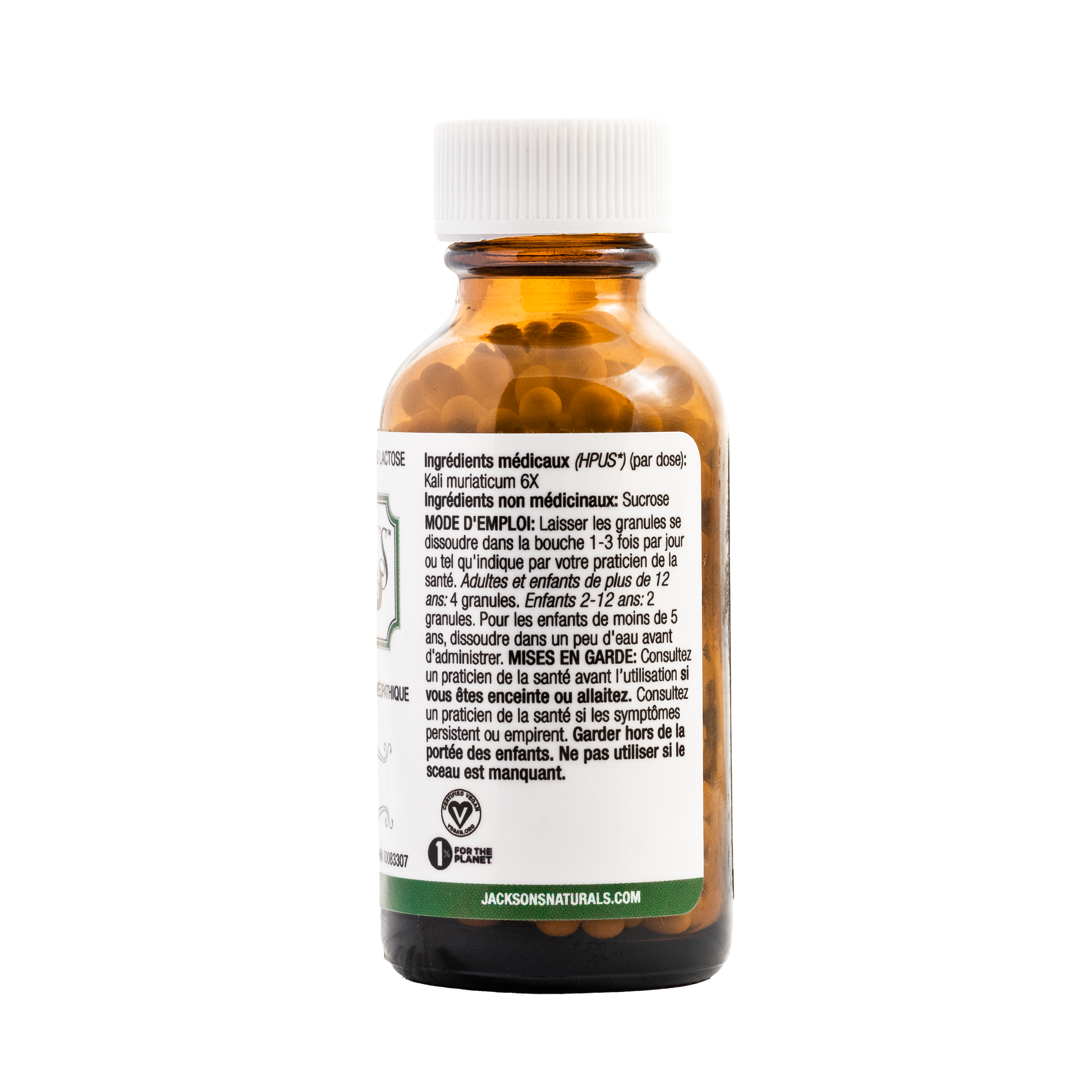 #5 Kali mur 6X (Potassium chloride) - Certified Vegan, Lactose-Free Cell Salt