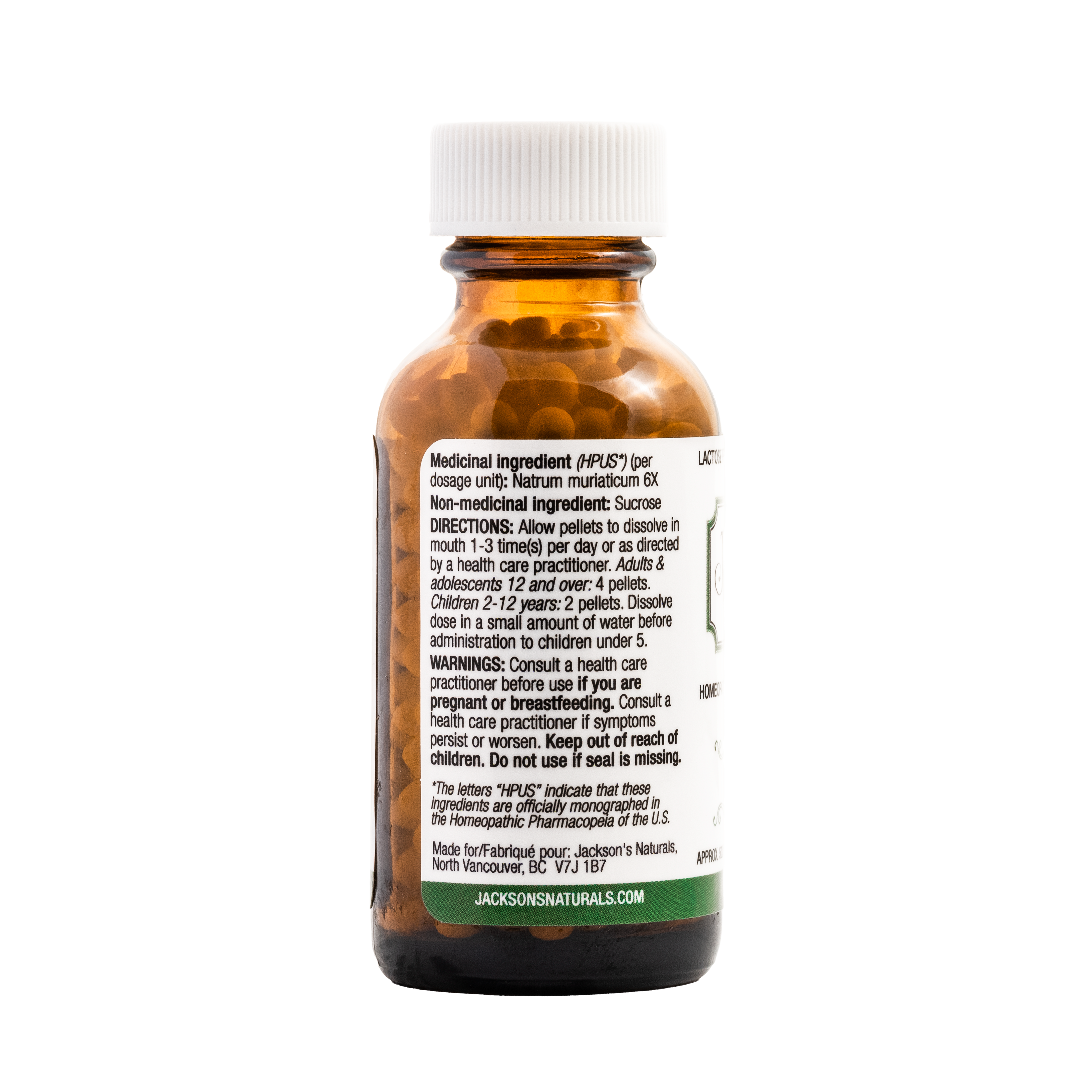 #9 Nat mur 6X (Sodium chloride) - Certified Vegan, Lactose-Free Cell Salt