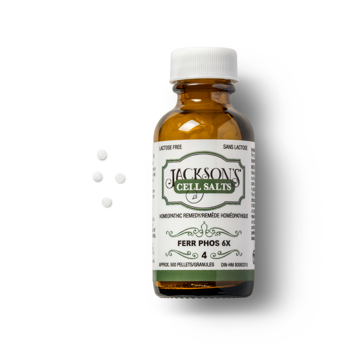 #4 Ferr phos 6X (Ferrum phosphate) - Sel de cellules Schuessler (tissus) certifié végétalien et sans lactose
