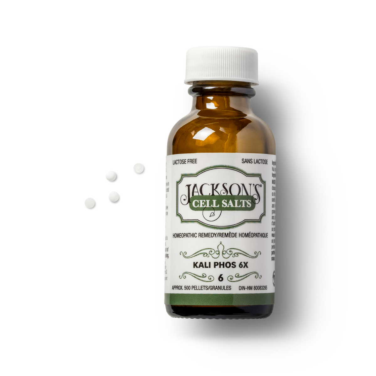 #6 Kali Phos 6X - Certified Vegan, Lactose-Free Schuessler Cell Salt (Potassium phosphate)