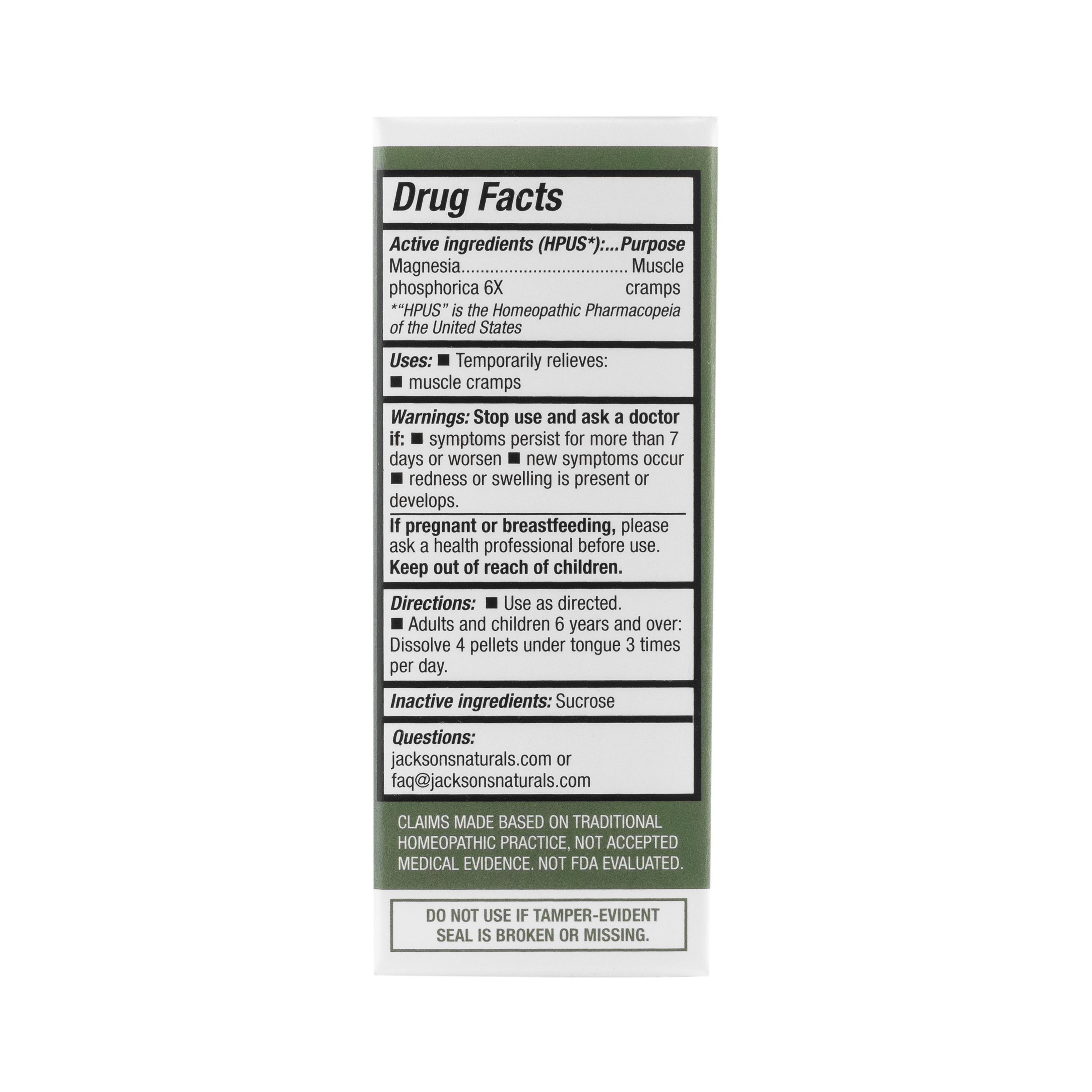 #8 Mag Phos 6X (Magnesium phosphate) - Certified Vegan, Lactose-Free Cell Salt
