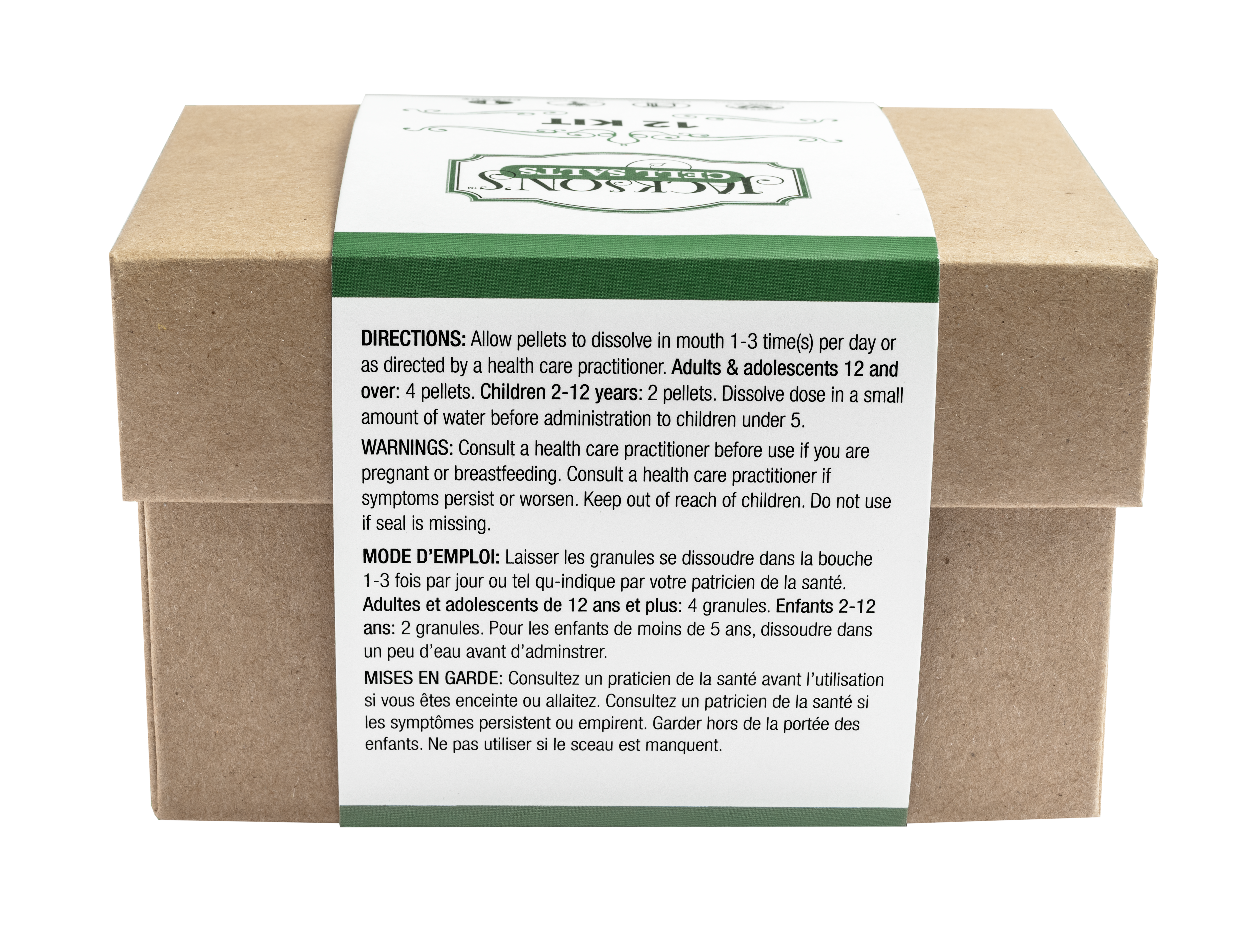 *Re-Stock Delayed* 12 Cell Salt Kit - Certified Vegan, Lactose-Free Schuessler Cell Salts in 6X potency