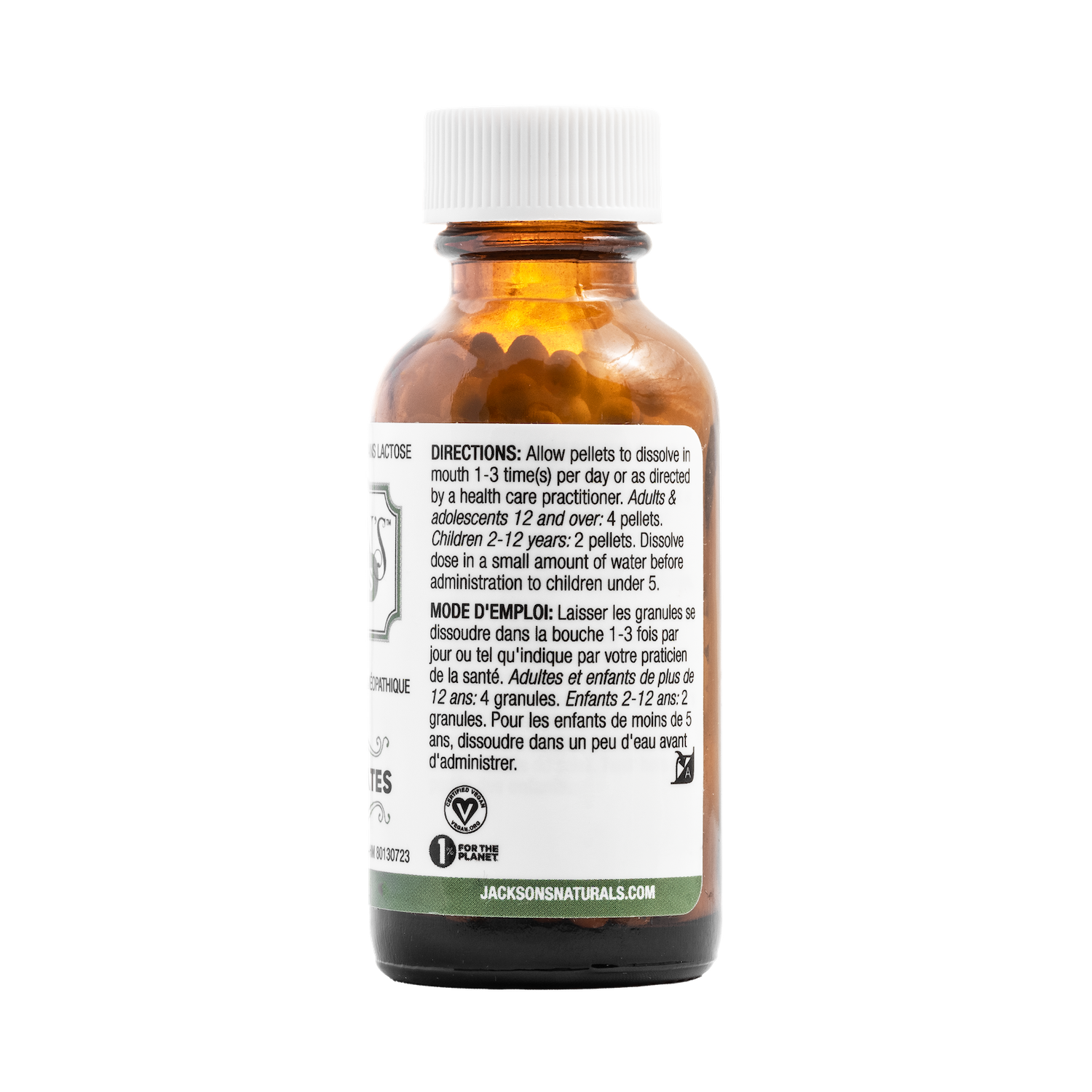 Jackson's 5 in 1 Phosphates (500 pellets size 40) - Certified Vegan, Lactose free, Phosphate Combination Cell Salt