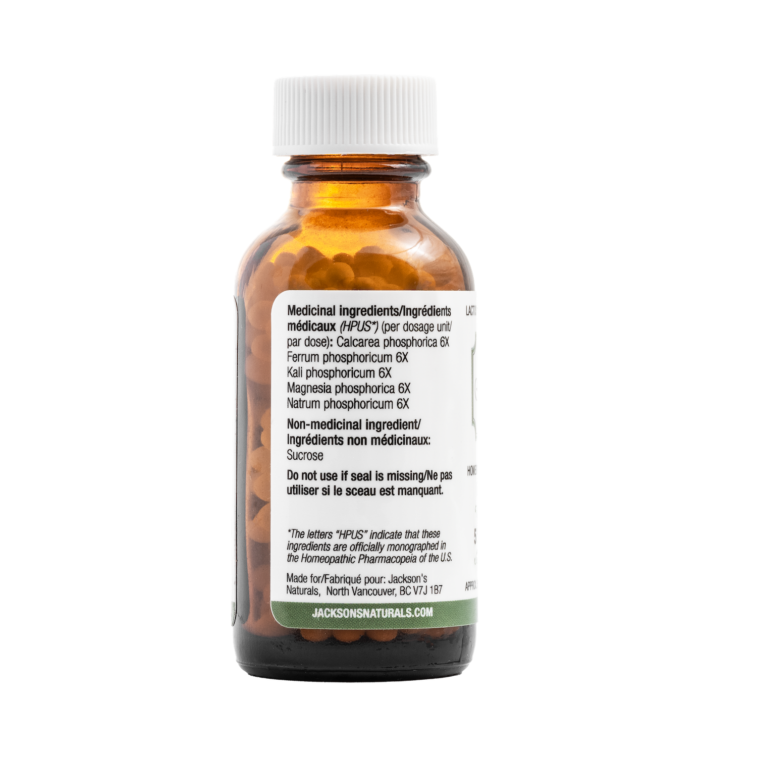 Jackson's 5 in 1 Phosphates (500 pellets size 40) - Certified Vegan, Lactose free, Phosphate Combination Cell Salt