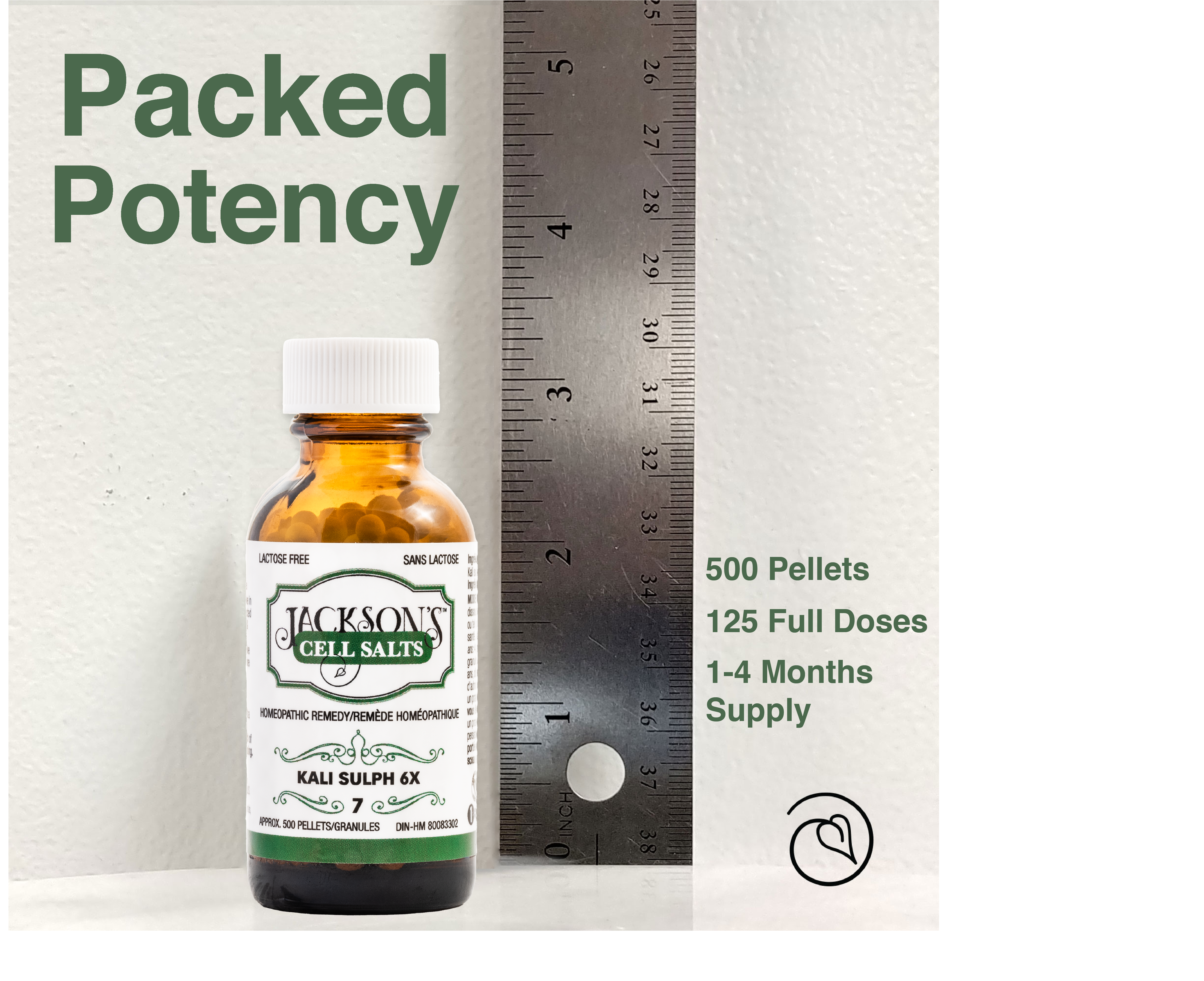 #7 Kali sulph 6X (Potassium sulfate) - Certified Vegan, Lactose-Free Cell Salt