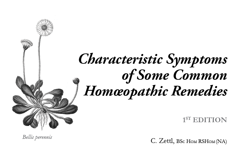 Characteristic Symptoms of Some Common Homeopathic Remedies [E-Book]