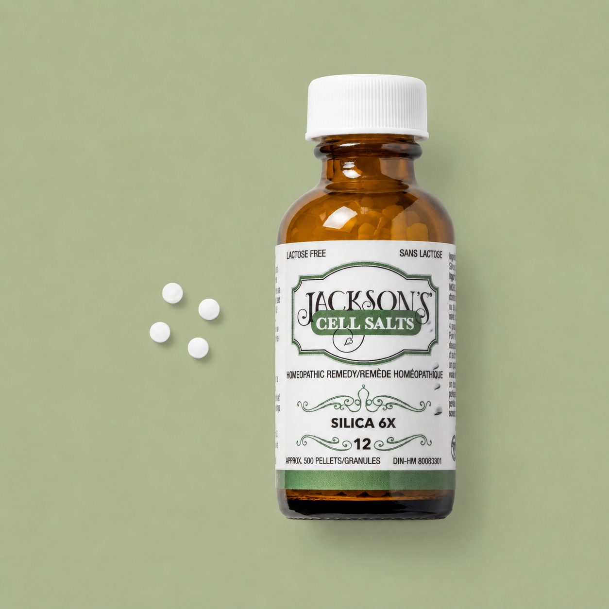 #12 Silica 6X - Sel de cellules de Schuessler (tissus) certifié végétalien et sans lactose
