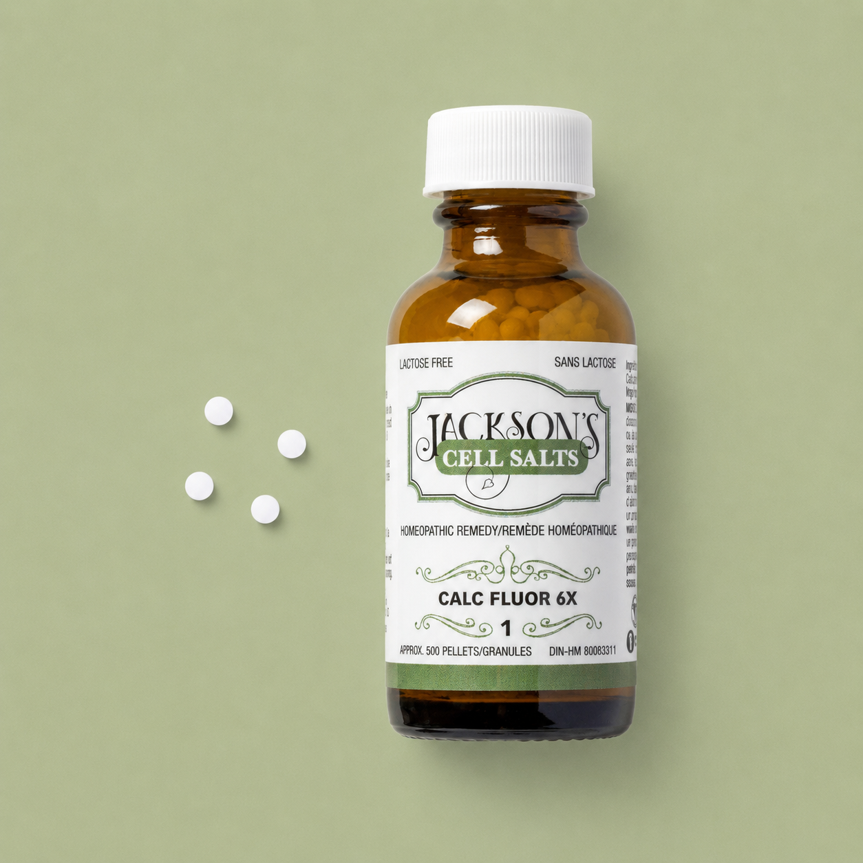#1 Calc fluor 6X (fluorure de calcium) - Sel de cellules de Schuessler (tissus) certifié végétalien et sans lactose