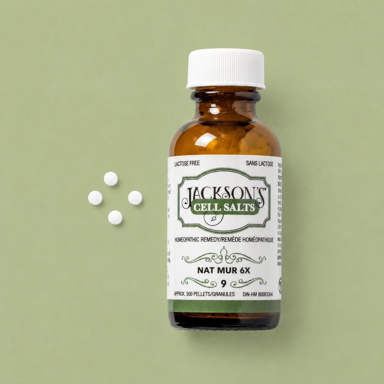 #9 Nat mur 6X (Chlorure de sodium) - Sel de cellules de Schuessler (tissus) certifié végétalien et sans lactose