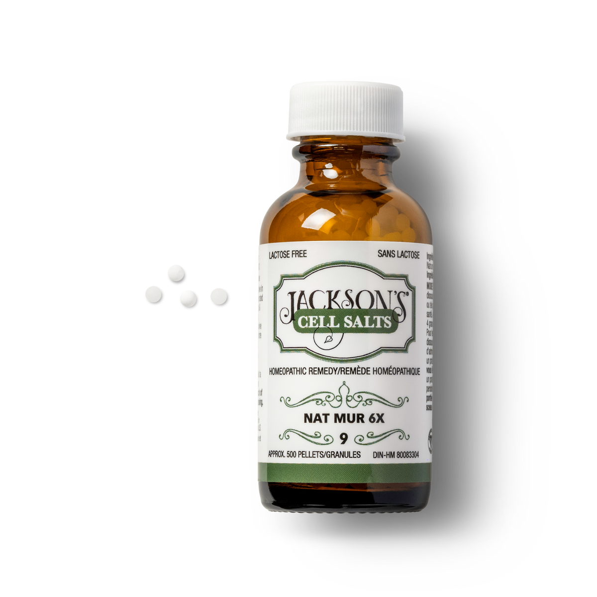 #9 Nat mur 6X (Chlorure de sodium) - Sel de cellules de Schuessler (tissus) certifié végétalien et sans lactose