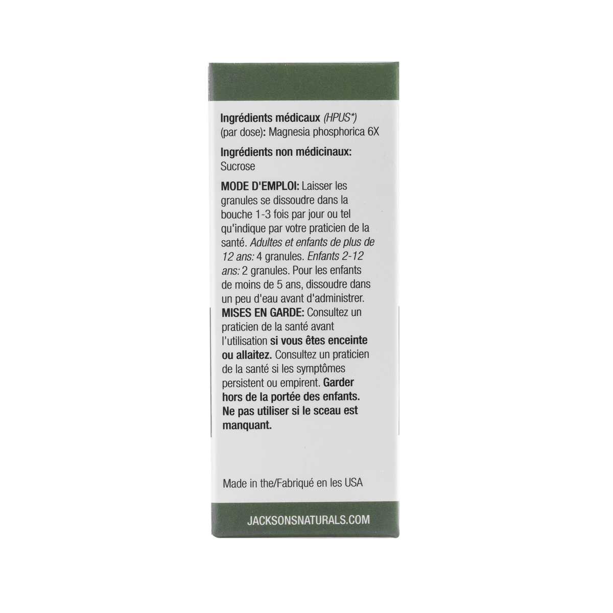 #8 Mag Phos 6X - Certified Vegan, Lactose-Free Schuessler Cell Salt (Magnesium phosphate)