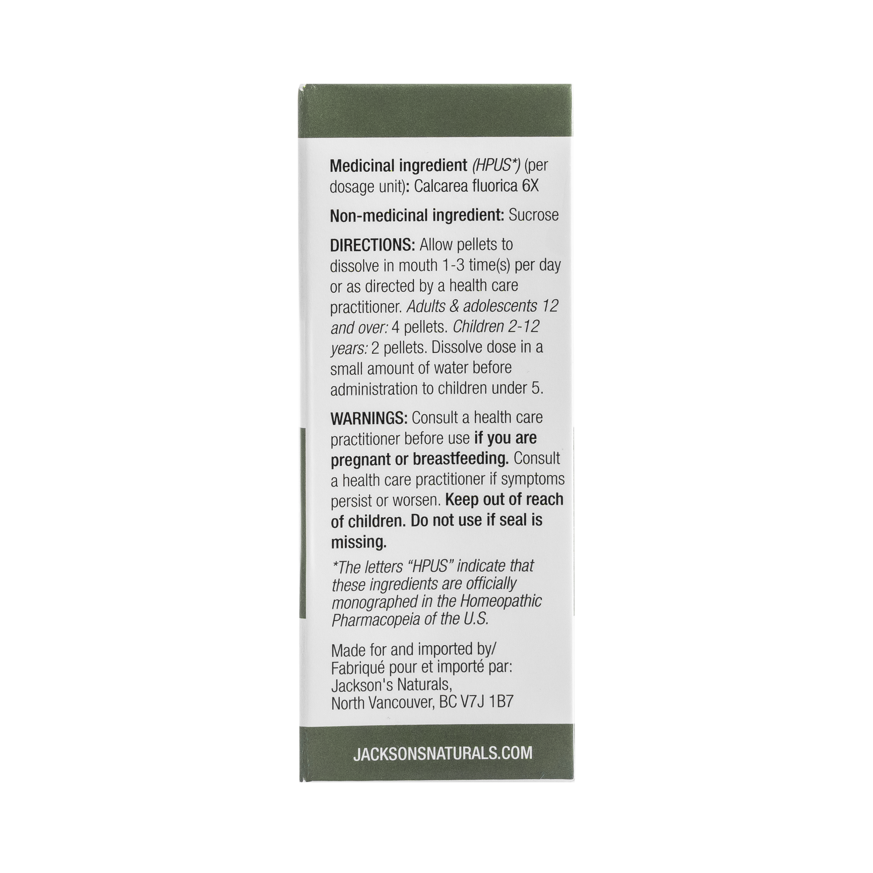 #1 Calc fluor 6X (fluorure de calcium) - Sel de cellules de Schuessler (tissus) certifié végétalien et sans lactose