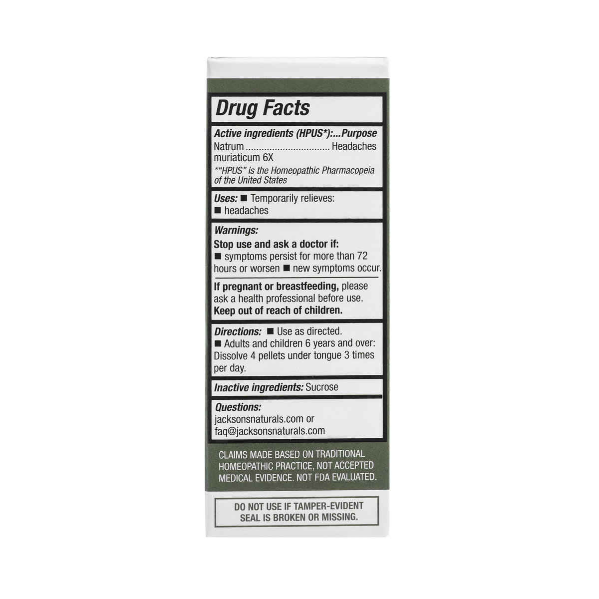 #9 Nat Mur 6X (Sodium chloride) | Vegan, Lactose-Free Cell Salt