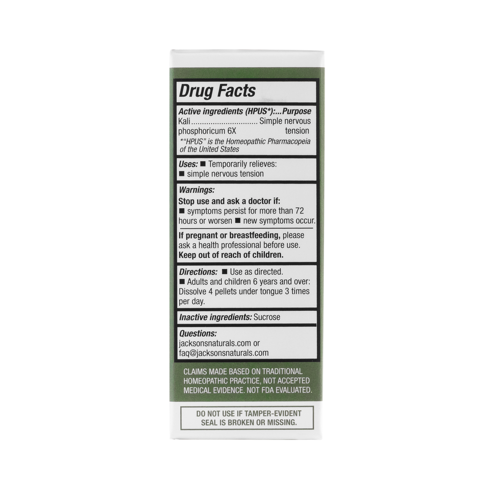 #6 Kali Phos 6X (Potassium phosphate) - Certified Vegan, Lactose-Free
