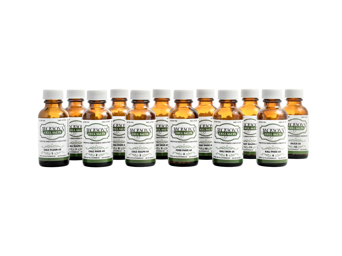12 Cell Salt Kit: Cell Salts #1–12 | 12-Bottle Set