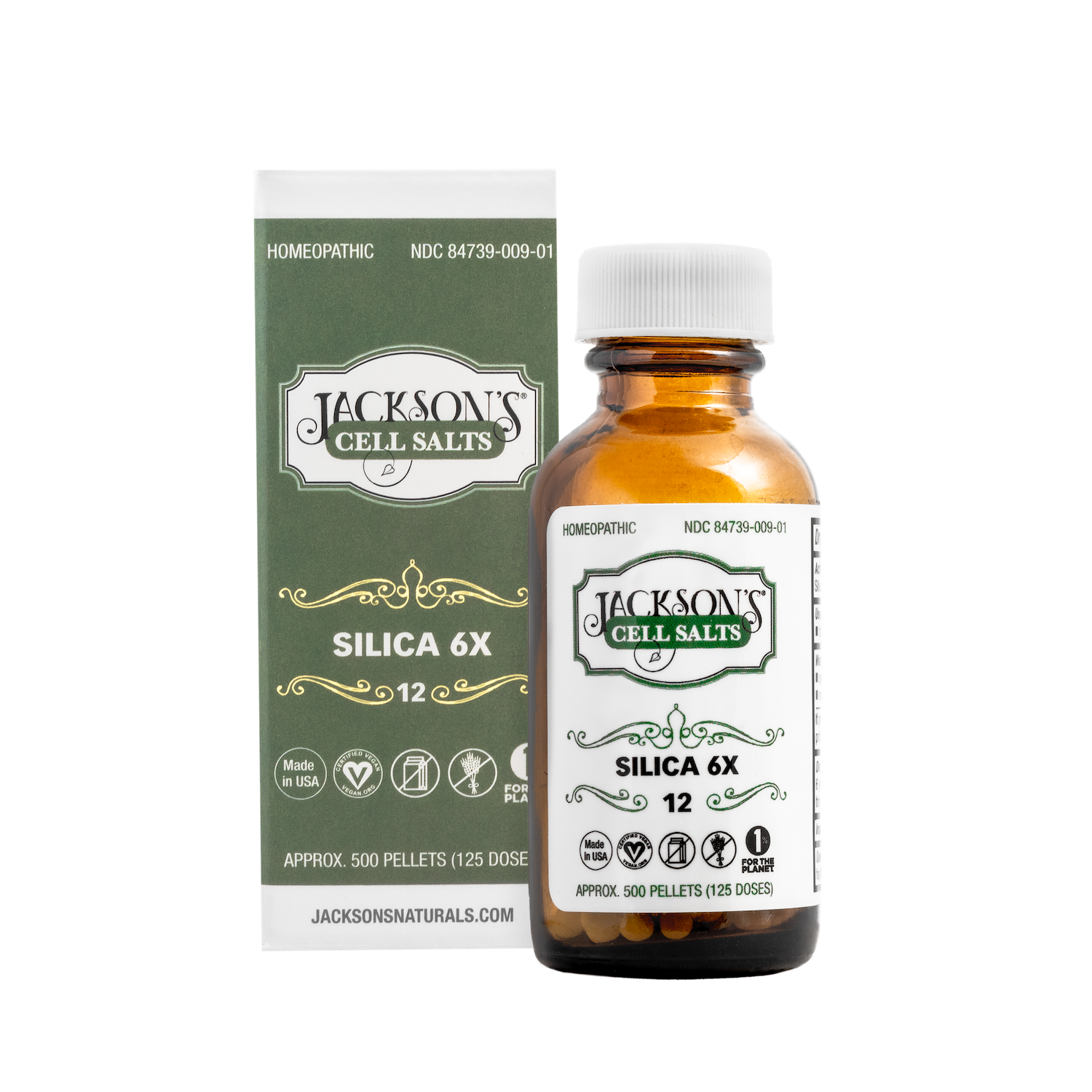 #12 Silica 6X (Silicea) - Certified Vegan, Lactose-Free Cell Salt