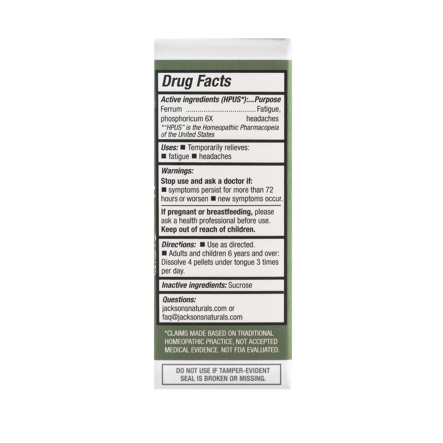 #4 Ferr phos 6X (Ferrum phosphate)- Certified Vegan, Lactose-Free Cell Salt