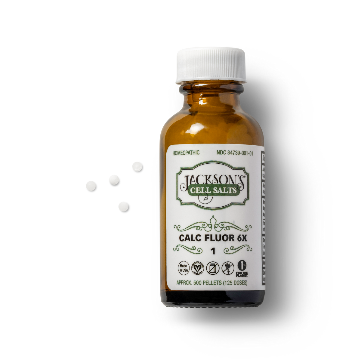 #1 Calc Fluor 6X (Calcium Fluoride) | Vegan, Lactose-Free Cell Salt