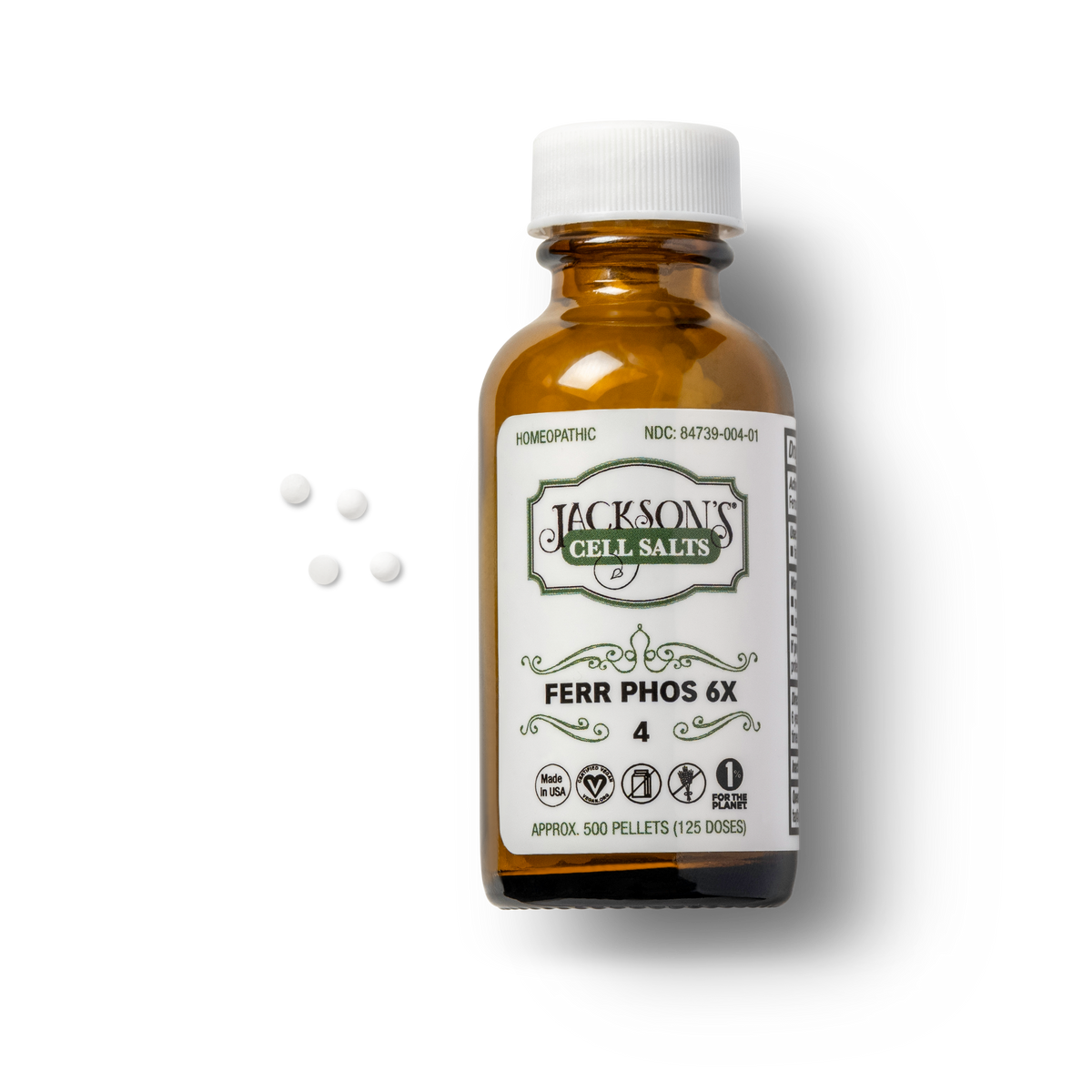 #4 Ferr Phos 6X (Ferrum phosphate) | Vegan, Lactose-Free Cell Salt