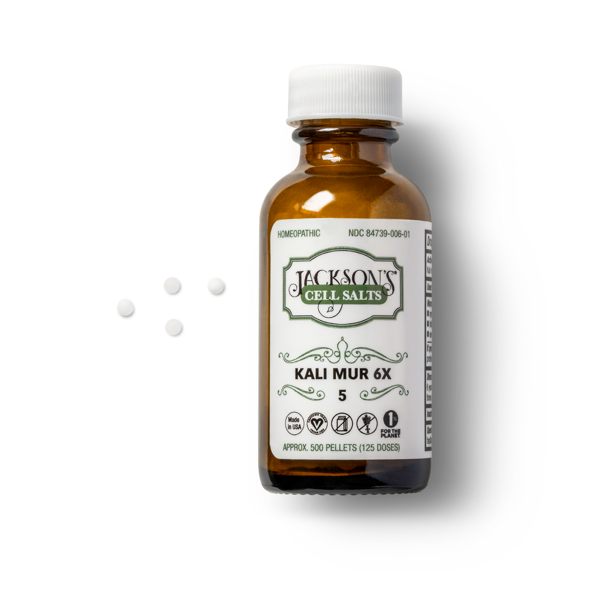 #5 Kali Mur 6X (Potassium chloride) | Vegan, Lactose-Free Cell Salt