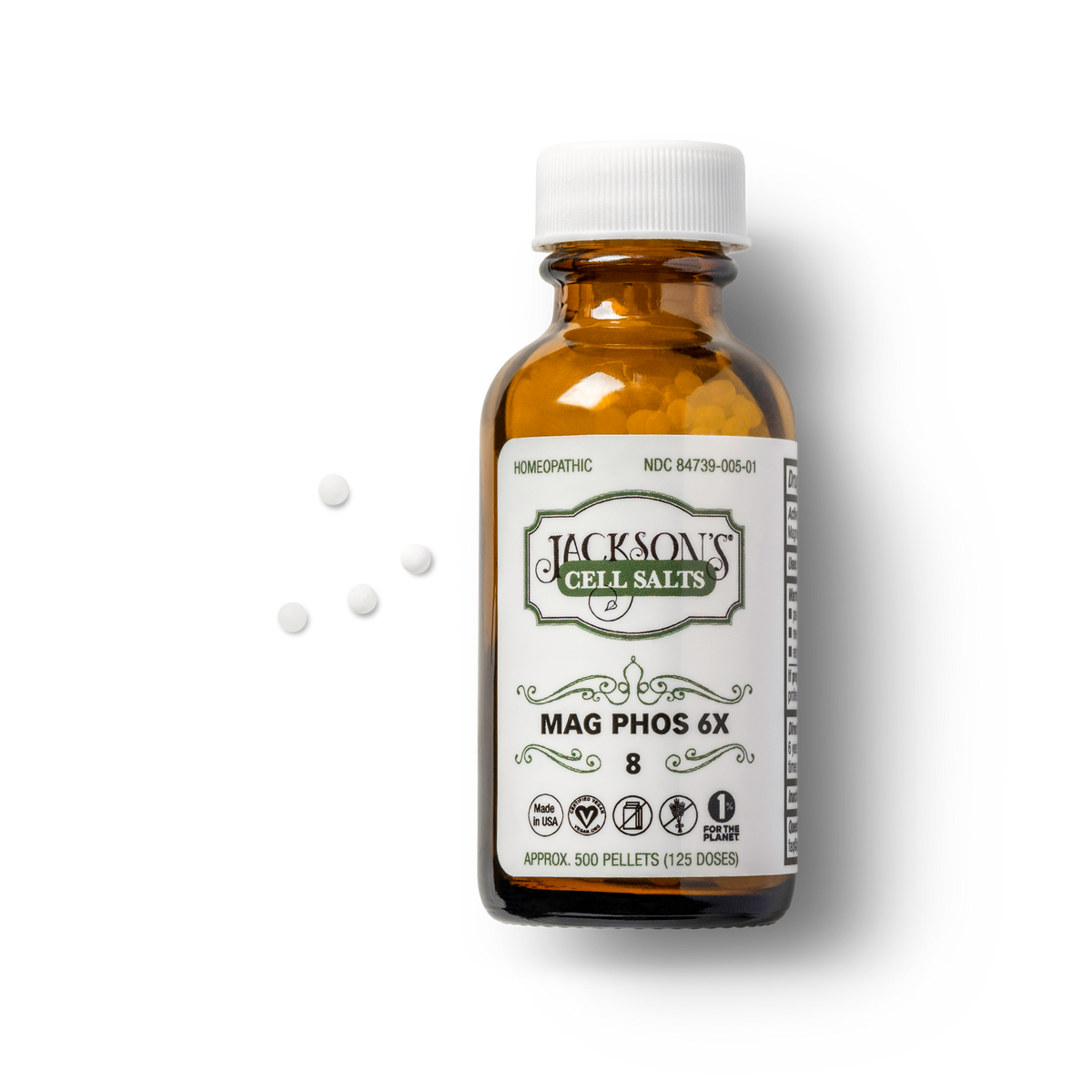 #8 Mag Phos 6X (Magnesium phosphate) | Vegan, Lactose-Free Cell Salt